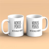 Kaffeetasse Hokus Pokustelfinger-Modus! Weiß 330ml