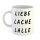 Kaffeetasse Liebe Lache Lalle Weiß 330ml