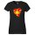 Damen T-Shirt Mazedonien Flagge Herz