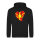Unisex Hoodie Mazedonien Flagge Herz