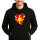 Unisex Hoodie Mazedonien Flagge Herz