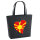 Filz Shopper Mazedonien Flagge Herz 22 Liter