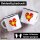 Emaille Tasse Mazedonien Flagge Herz 300ml Vintage