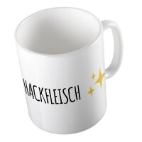 Kaffeetasse Hackfleisch Emoji Weiß 330ml