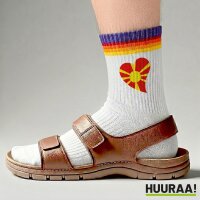 Unisex Socken Mazedonien Flagge Herz Baumwolle