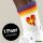 Unisex Socken Mazedonien Flagge Herz Baumwolle