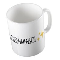 Kaffeetasse Echsenmensch Emoji Weiß 330ml