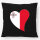 Kissen Malta Flagge Herz 40x40cm