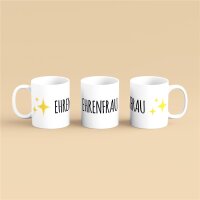 Kaffeetasse Ehrenfrau Emoji Weiß 330ml