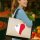 Jutetasche Malta Flagge Herz 21 Liter Black