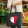 Filz Shopper Malta Flagge Herz 22 Liter