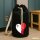 Seesack Malta Flagge Herz 20 Liter Black