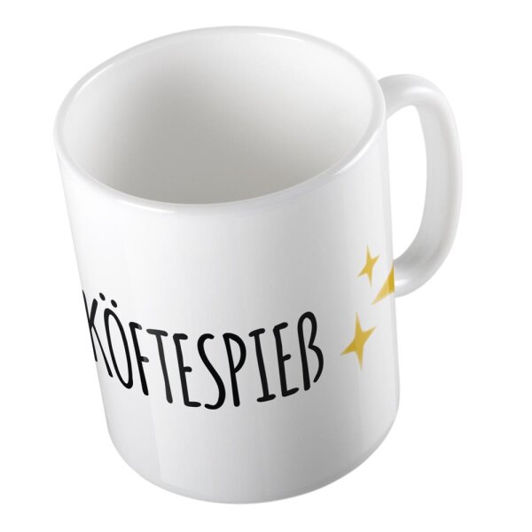Kaffeetasse Köftespieß Emoji Weiß 330ml