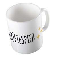 Kaffeetasse Köftespieß Emoji Weiß 330ml