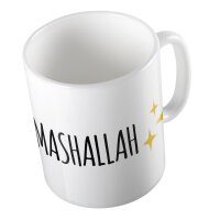 Kaffeetasse Mashallah Emoji Weiß 330ml