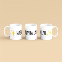 Kaffeetasse Mashallah Emoji Weiß 330ml
