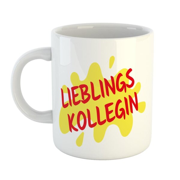 Kaffeetasse Lieblings Kollegin Weiß 330ml