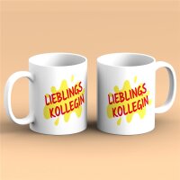 Kaffeetasse Lieblings Kollegin Weiß 330ml