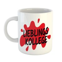 Kaffeetasse Lieblings Kollege Weiß 330ml