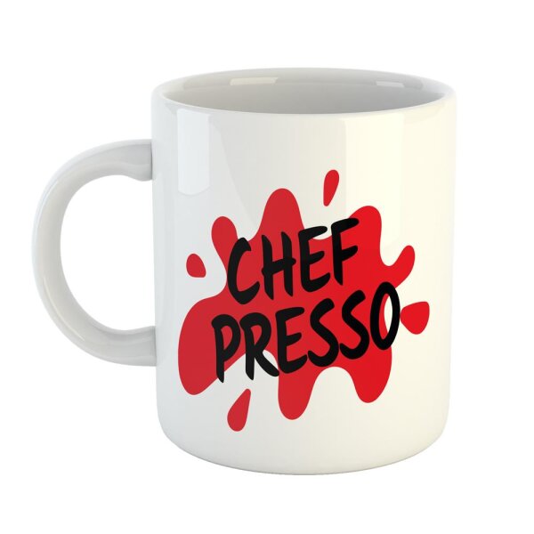 Kaffeetasse Chefpresso Weiß 330ml