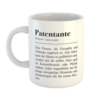 Kaffeetasse Patentante Definition Weiß 330ml