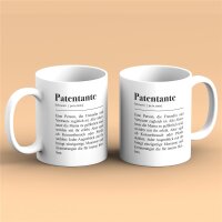 Kaffeetasse Patentante Definition Weiß 330ml