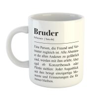 Kaffeetasse Bruder Definition Weiß 330ml