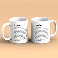 Kaffeetasse Bruder Definition Weiß 330ml