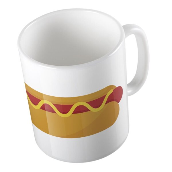 Kaffeetasse Hotdog Weiß 330ml