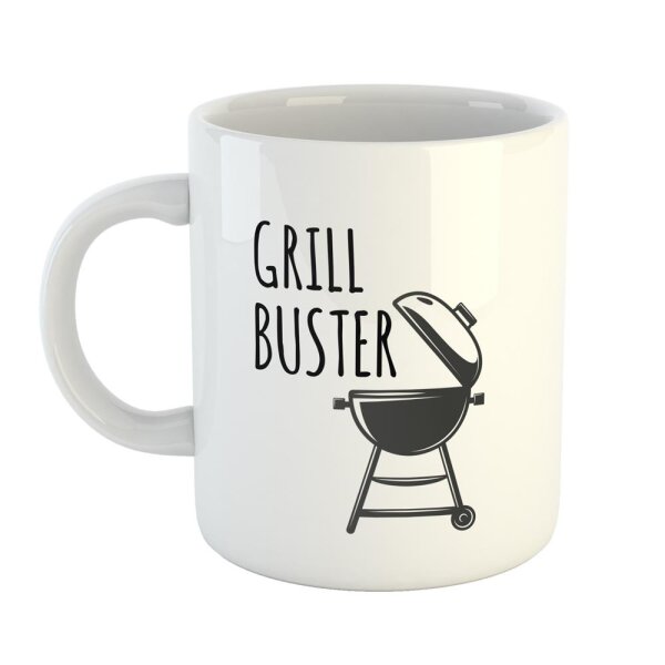 Kaffeetasse Grill Buster Weiß 330ml