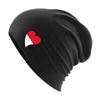 Beanie Monaco Flagge Herz