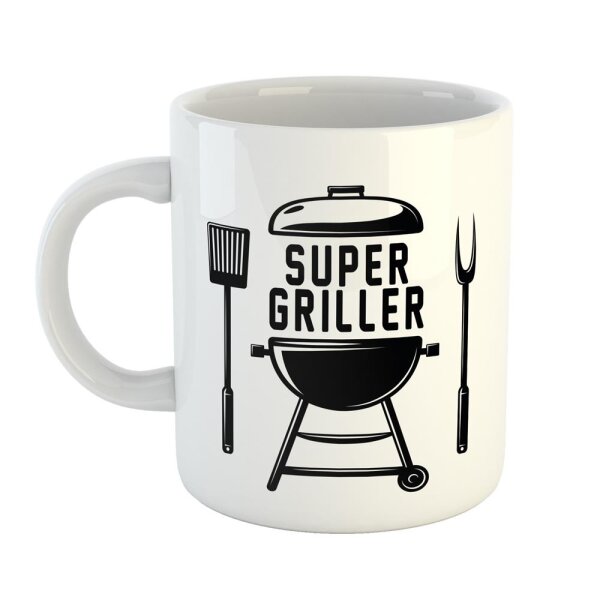 Kaffeetasse Super Griller Weiß 330ml