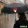 Regenschirm Monaco Flagge Herz 98cm Schwarz