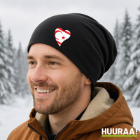 Beanie Nordzypern Flagge Herz
