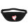 Bauchtasche Nordzypern Flagge Herz 2,5 Liter Black
