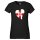 Damen T-Shirt Nordirland Flagge Herz