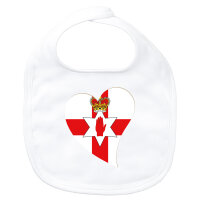 Baby L&auml;tzchen Nordirland Flagge Herz...