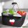 Einkaufskorb faltbar Polen Flagge Herz 20 Liter Black