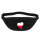 Bauchtasche Polen Flagge Herz 2,5 Liter Black