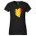 Damen T-Shirt Rumänien Flagge Herz