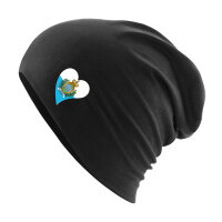 Beanie San Marino Flagge Herz