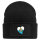 Beanie mit Patch San Marino Flagge Herz Black