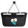 Einkaufskorb faltbar San Marino Flagge Herz 20 Liter Black