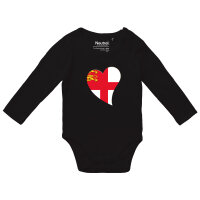 Baby Body Sark Flagge Herz