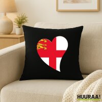 Kissen Sark Flagge Herz 40x40cm