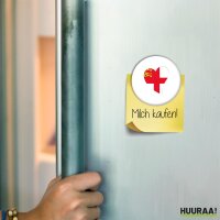 Magnet Sark Flagge Herz 59mm K&uuml;hlschrankmagnet