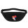 Bauchtasche Serbien Flagge Herz 2,5 Liter Black