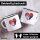 Emaille Tasse Serbien Flagge Herz 300ml Vintage