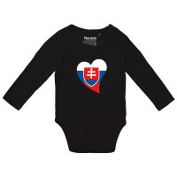 Baby Body Slowakei Flagge Herz