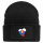 Beanie mit Patch Slowakei Flagge Herz Black